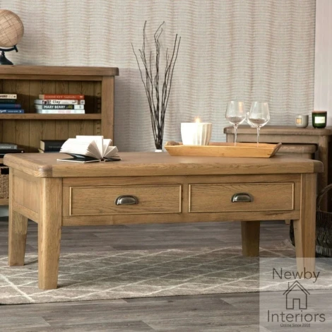Hoxley Smoked Oak - 4 Drawer Coffee Table (HO-LCT)