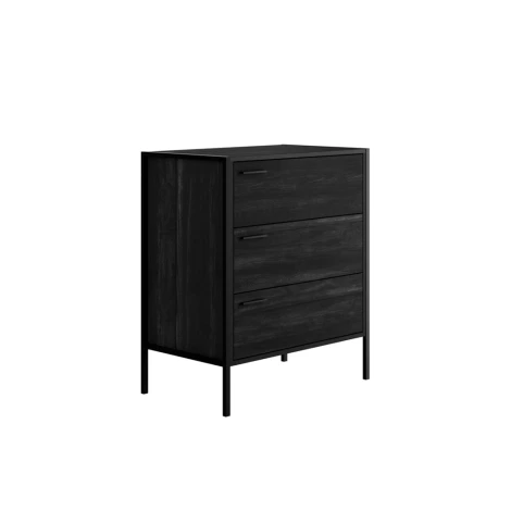 HOXTONBLA3DR - Hoxton Black 3 Drawer Chest