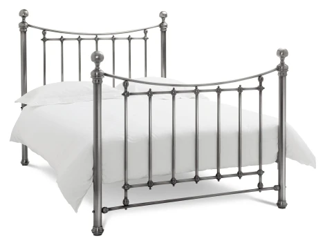 M1102B-135B - Isabelle Antique Nickel Bedstead (Double 135cm)