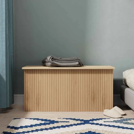 JAV035-SE-NB - Java - Blanket Box - Slatted Effect Front and Nebraska Base