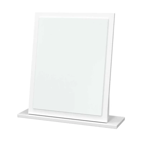 JAV044-SE-WM - Java - Small Mirror - White Matt Base