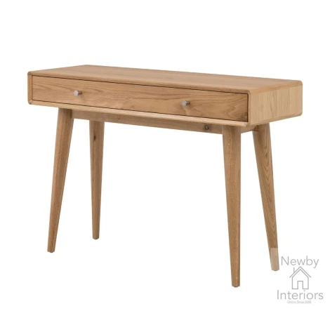 JEN-009 - Jenson Oak Effect Console Table with Wooden Legs