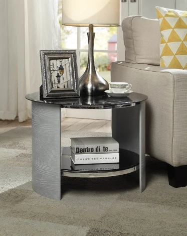 Jual San Marino Curve Grey Lamp Table JF303