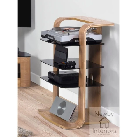 Jual Florence Curved Oak Entertainment Unit