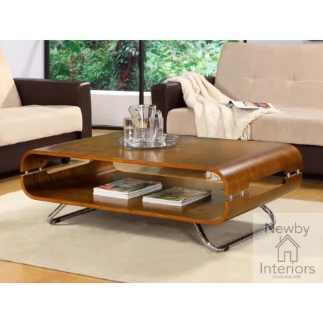 Jual San Marino Curve Walnut Coffee Table