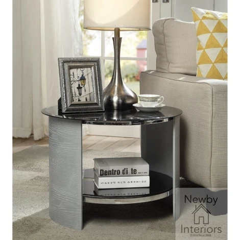 Jual San Marino Curve Grey Lamp Table