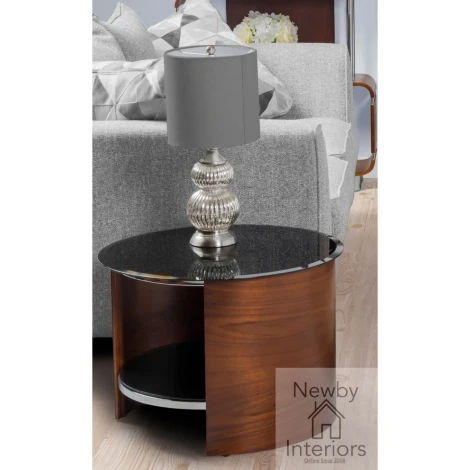 Jual San Marino Curve Walnut Lamp Table