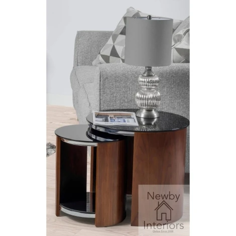 Jual San Marino Curve Walnut Nest of Tables
