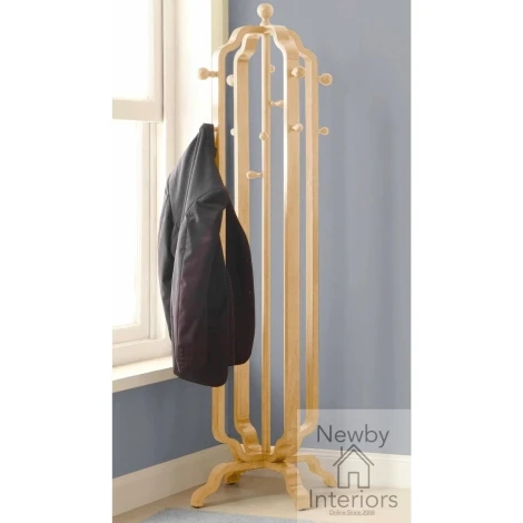 Jual San Marino Curve Oak Coat Stand