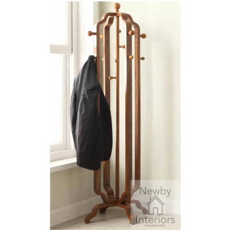 Jual San Marino Curve Walnut Coat Stand
