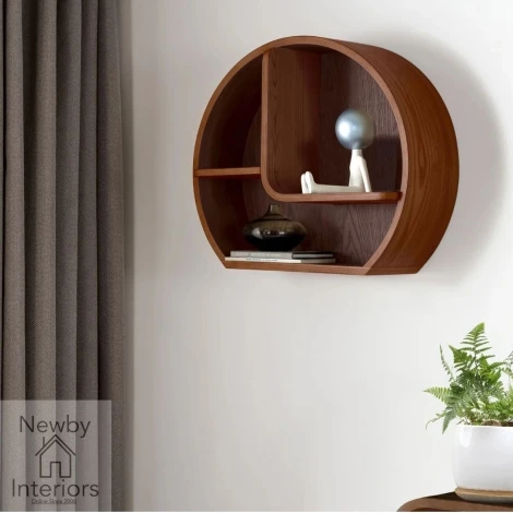 Jual San Francisco Walnut Wall shelf