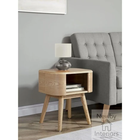 Jual Oslo Oak Lamp Side