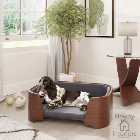 PET101 WALNUT - Jual Oslo Walnut Luxury Dog Bed