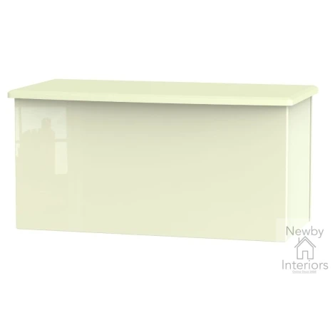 KNI035-CG-CM - Knightsbridge Cream Gloss Blanket Box