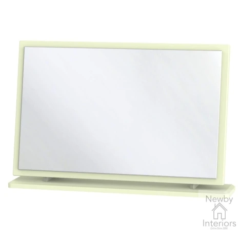 KNI047-CG-CM - Knightsbridge Cream Gloss Large Mirror