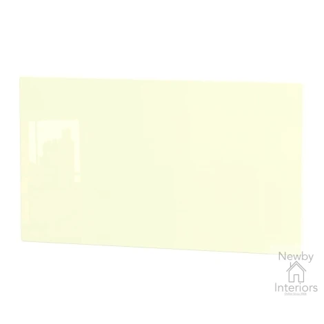 KNI075-CG-NW - Knightsbridge Cream Gloss & Noche Walnut 3ft Single Headboard