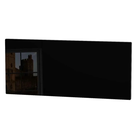 KNI076-BG-BM - Knightsbridge Black Gloss 4ft Small Double Headboard