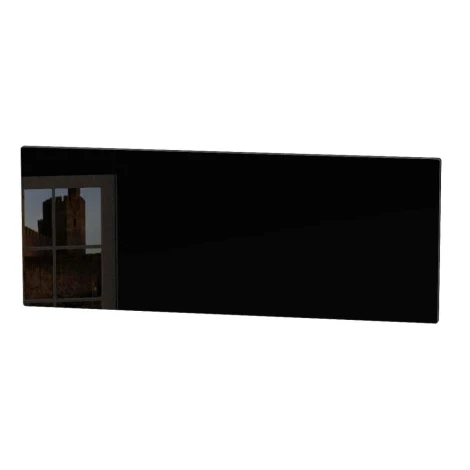KNI077-BG-BM - Knightsbridge Black Gloss 4ft 6in Double Headboard