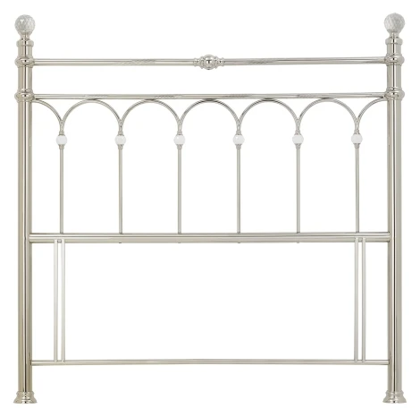 Krystal Shiny Nickel Headboard (Double 135cm)