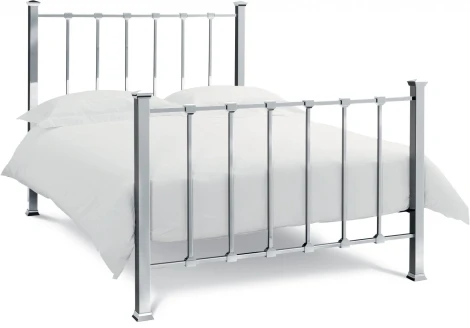 M1105B-135B - Madison Shiny Nickel Bedstead (Double 135cm)