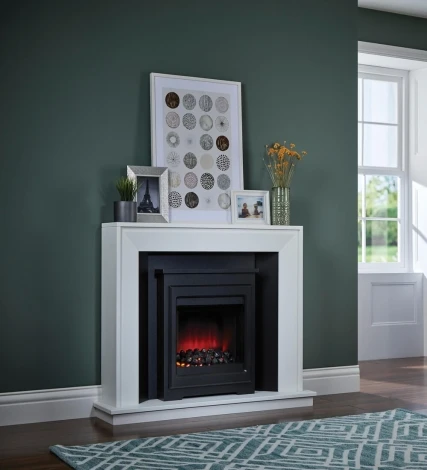 Mayford - 41" White Electric Fireplace Suite - 2kW