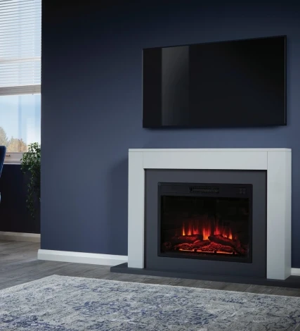 Marlow - 45" Grey Electric Fireplace Suite - 2kW