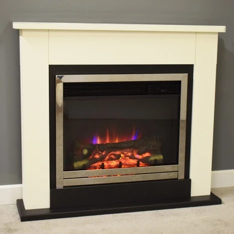 Middleton - 41" White Electric Fireplace Suite - 2kW