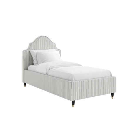 MONGST3.0* - Monterey Grey Thin Stripe Single Bed