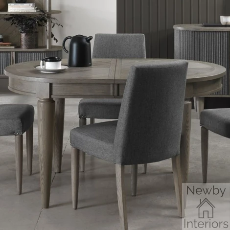 Monroe Silver Grey 4-6 Seat Extending Dining Table