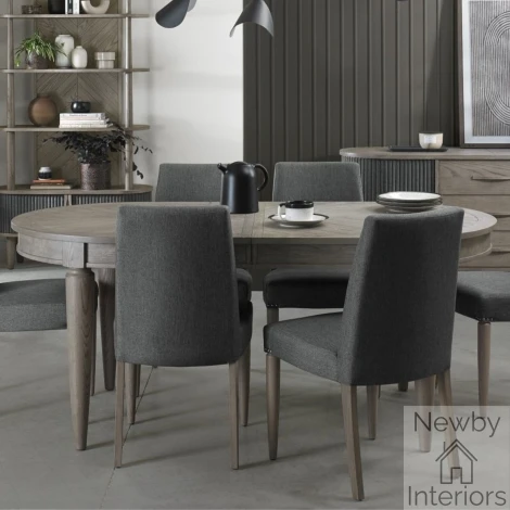 Monroe Silver Grey 6-8 Seat Extending Dining Table