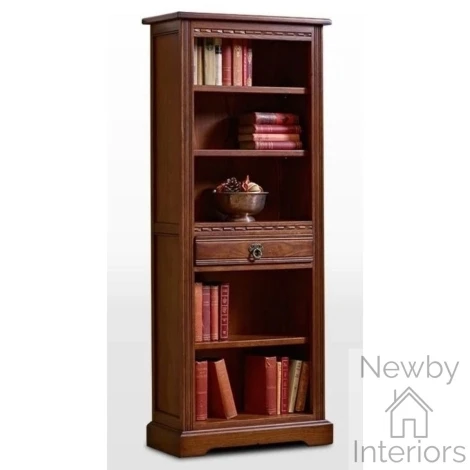 OCH2794 - Old Charm Narrow Bookcase (Choice of Finish)