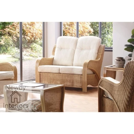Opera Light Oak, Cane 2 Seater Sofa