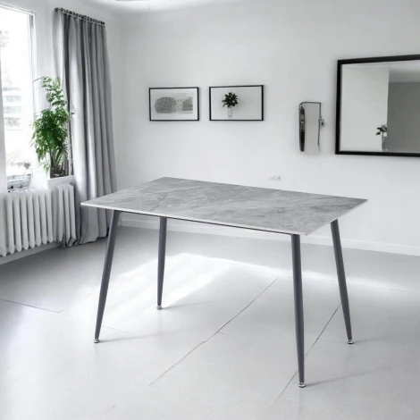 DT1551 - Oxford Grey Ceramic Top Dining Table (120cm)