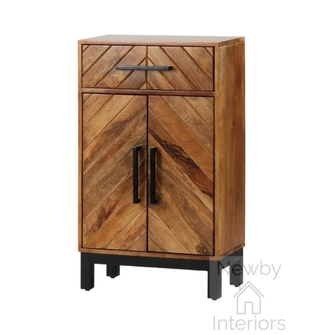 PQR-2 - Parquet Mango Tall, Slim Sideboard