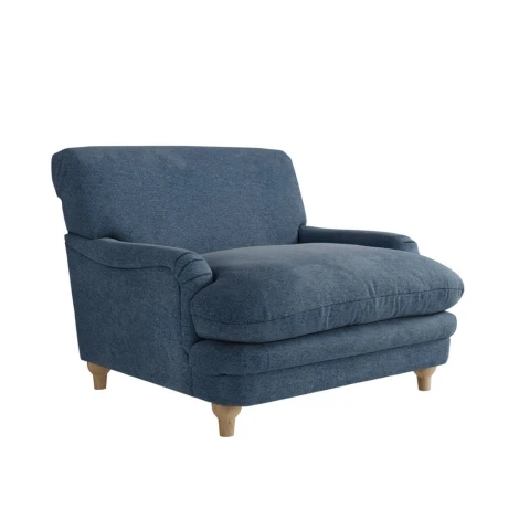 PLUMPDEN - Plumpton Chair Denim Blue Weave