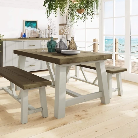 Purbeck 1.6m Fixed Top Dining Table
