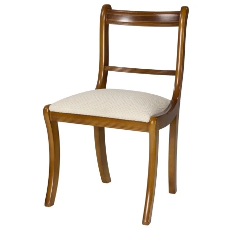 A201 - Reproduction Scroll Dining Chair (Choice of Finish & Fabric)