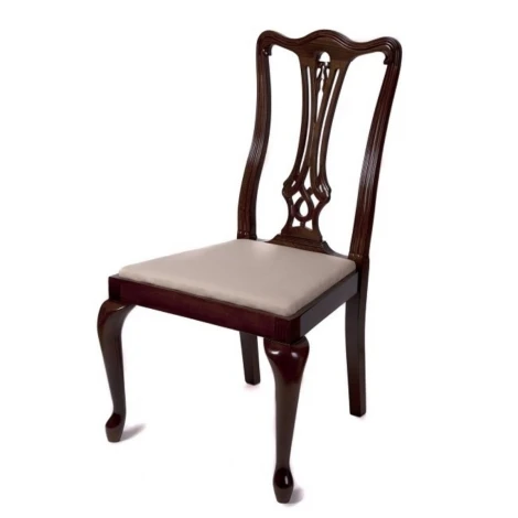 A203 - Reproduction Chippendale Dining Chair (Choice of Finish & Fabric)