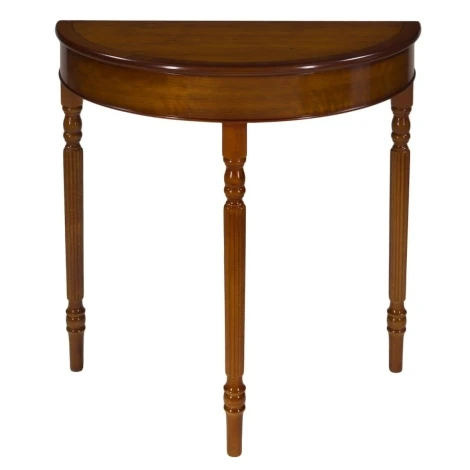 A709 - Reproduction Bow Front Hall Table (Choice of Finish)