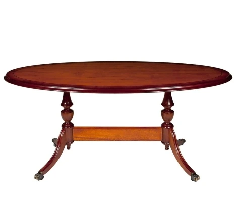 B109 - Reproduction 47" Oval Coffee Table (Choice of Finish)