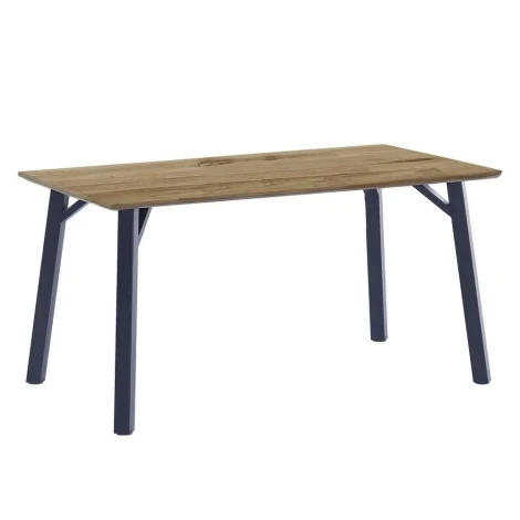 BE-18FTT-OAK - Rectangular - 1.8m/180cm - Large - Fixed Top - Dining Table - Natural Oak Effect Top