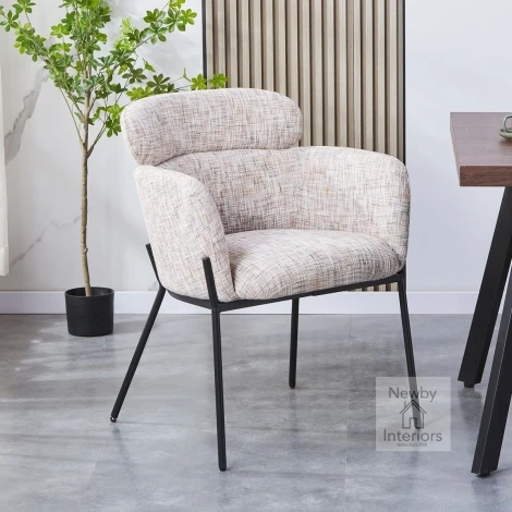 306-12-21-01-01 - Rome Light Toffee Accent Chair (Pair)