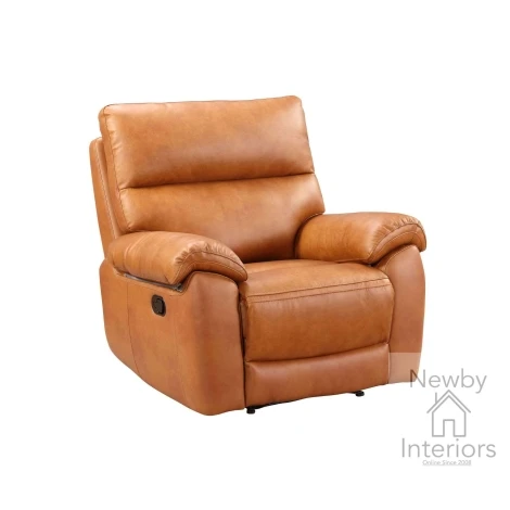 ROC-311E-TN - Rocco Tan Leather Electric Power Recliner Chair