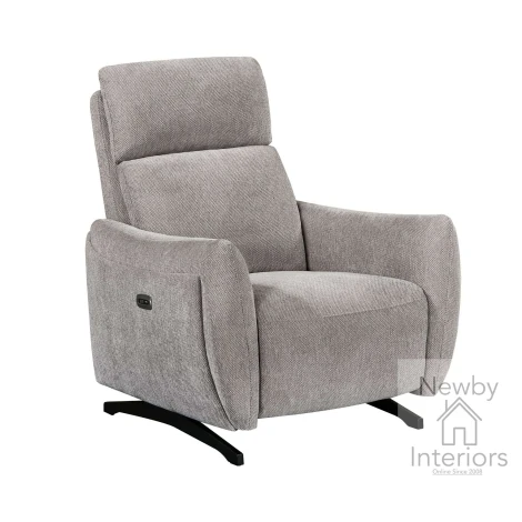 RYD-311E-NA - Ryder Natural Fabric Electric Power Recliner with Headrest