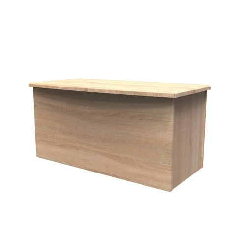 SHE035-BO - Sherwood - Blanket Box / Bed Box - Bardolino Oak Finish
