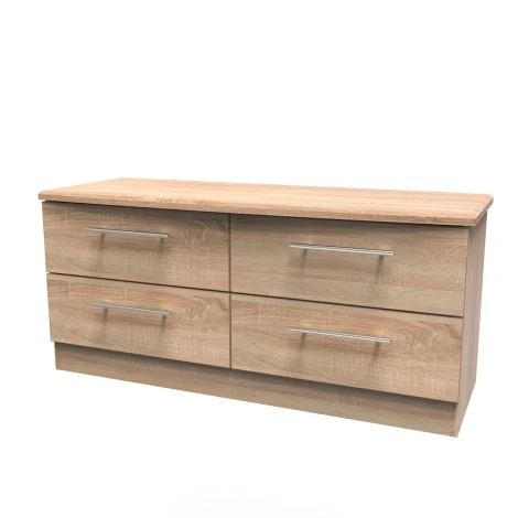 SHE036-BO - Sherwood - 4 Drawer Bed Box - Bardolino Oak Finish