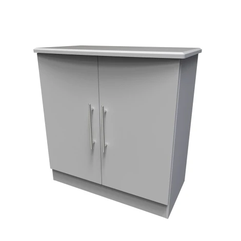 SHE204-GM - Sherwood - 2 door Storage Unit - Grey Matt Finish