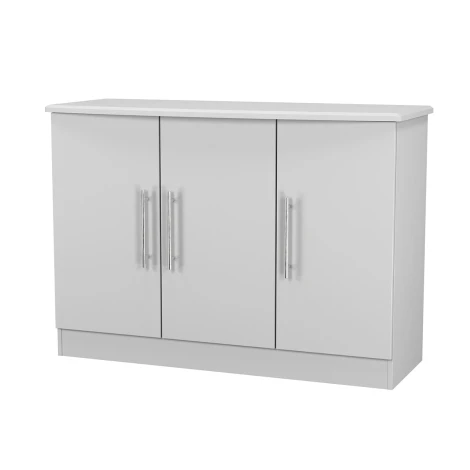 SHE205-GM - Sherwood - 3 door Storage Unit - Grey Matt Finish
