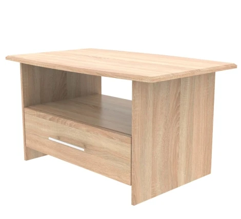 SHE225-BO - Sherwood - 1 Drawer Coffee Table - Bardolino Oak Finish