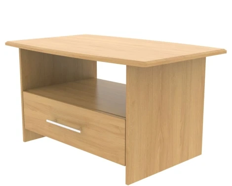 SHE225-O - Sherwood - 1 Drawer Coffee Table - Modern Oak Finish